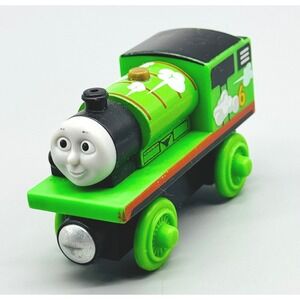 Thomas Friends Percy Roll N Whistle Green Train Engine Wooden BDG13